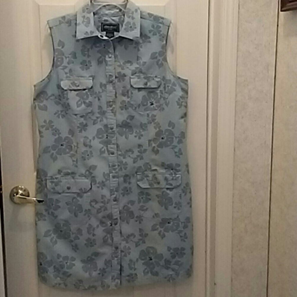 Eddie Bauer Floral Shirt Dress